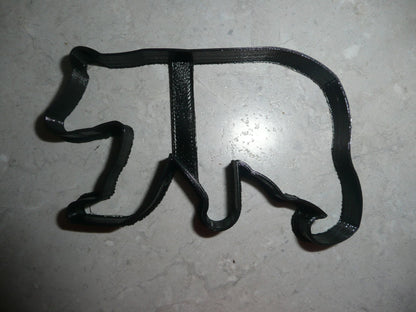Bear Outline Black Brown Polar Bears Zoo Animal Cookie Cutter Made In USA PR2102