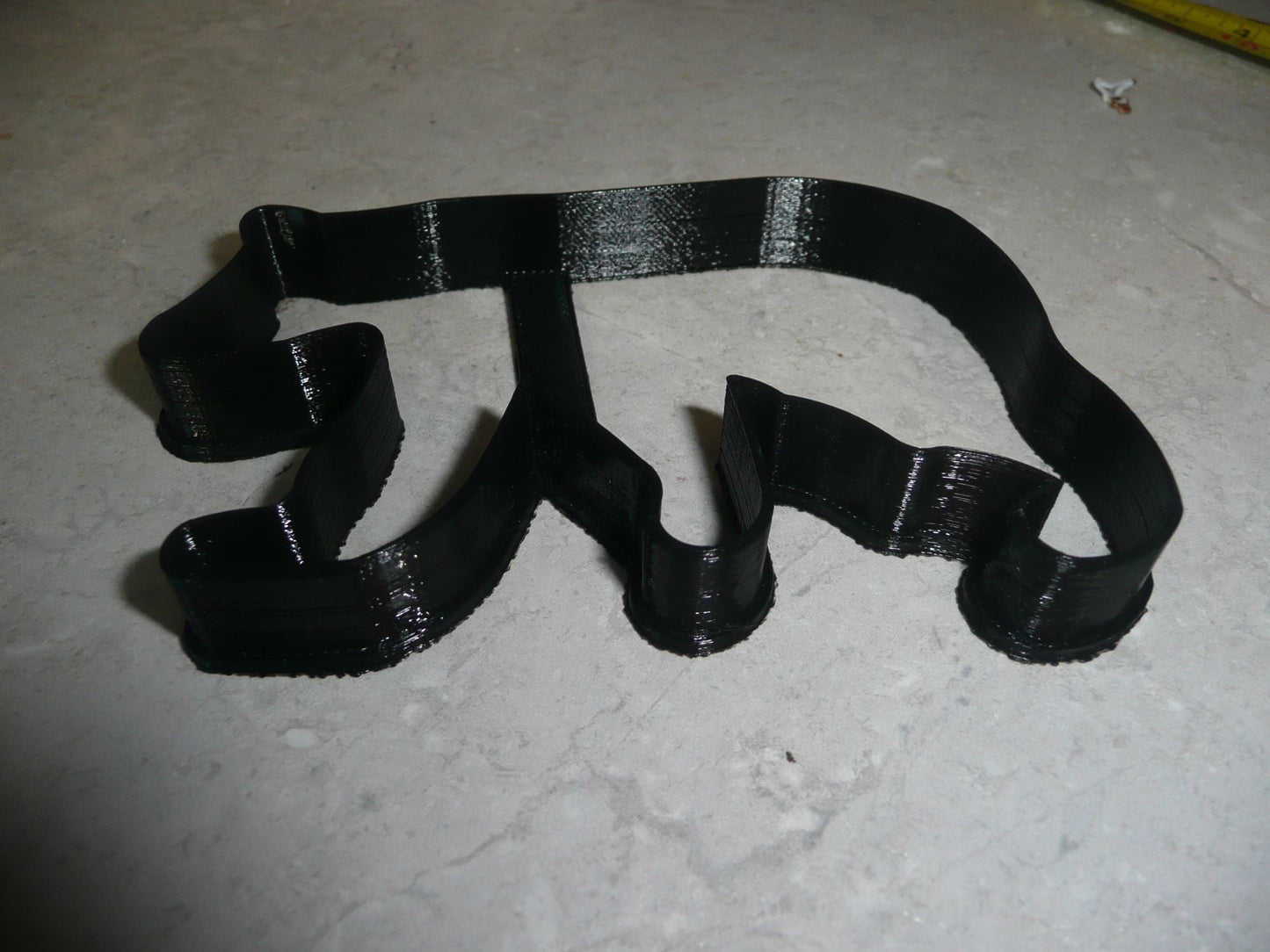 6x Bear Black Brown Polar Fondant Cutter Cupcake Topper 1.75 IN USA FD2102