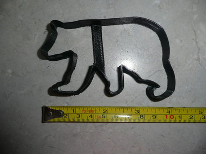 Bear Outline Black Brown Polar Bears Zoo Animal Cookie Cutter Made In USA PR2102