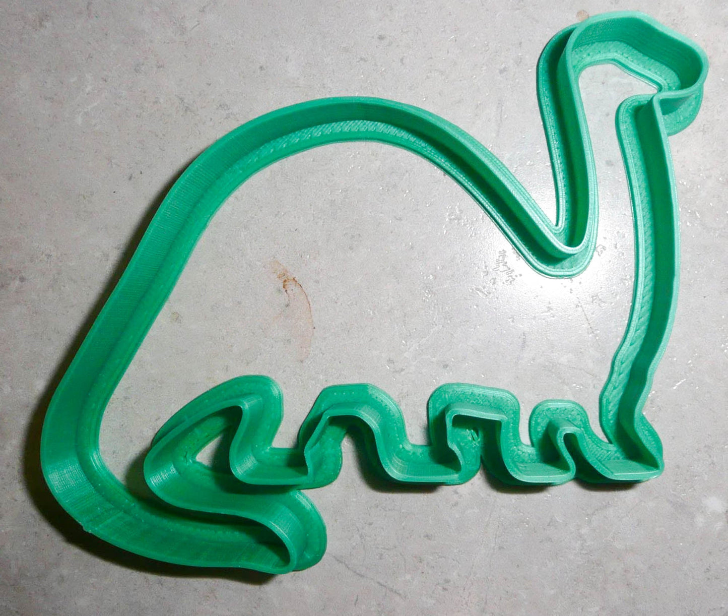 6x Brontosaurus Dino Fondant Cutter Cupcake Topper 1.75 IN USA FD2129