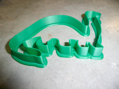 6x Brontosaurus Dino Fondant Cutter Cupcake Topper 1.75 IN USA FD2129