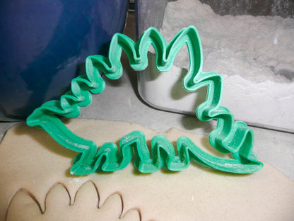 Stegosaurus Dinosaur Outline Spiked Dino Cookie Cutter Made In USA PR2131
