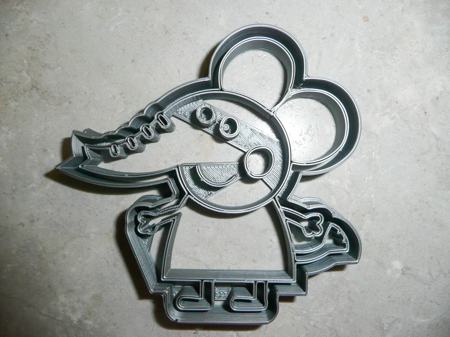 Emily Elephant Detailed Peppa Pig Cartoon Cookie Cutter Made In USA PR2643