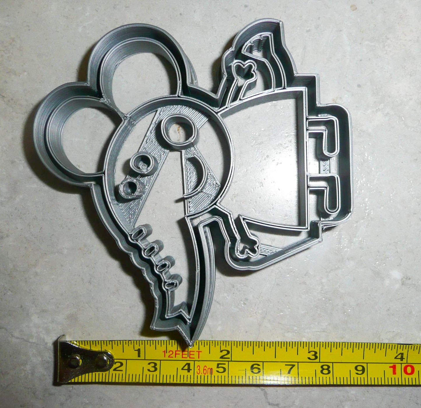 Emily Elephant Detailed Peppa Pig Cartoon Cookie Cutter Made In USA PR2643