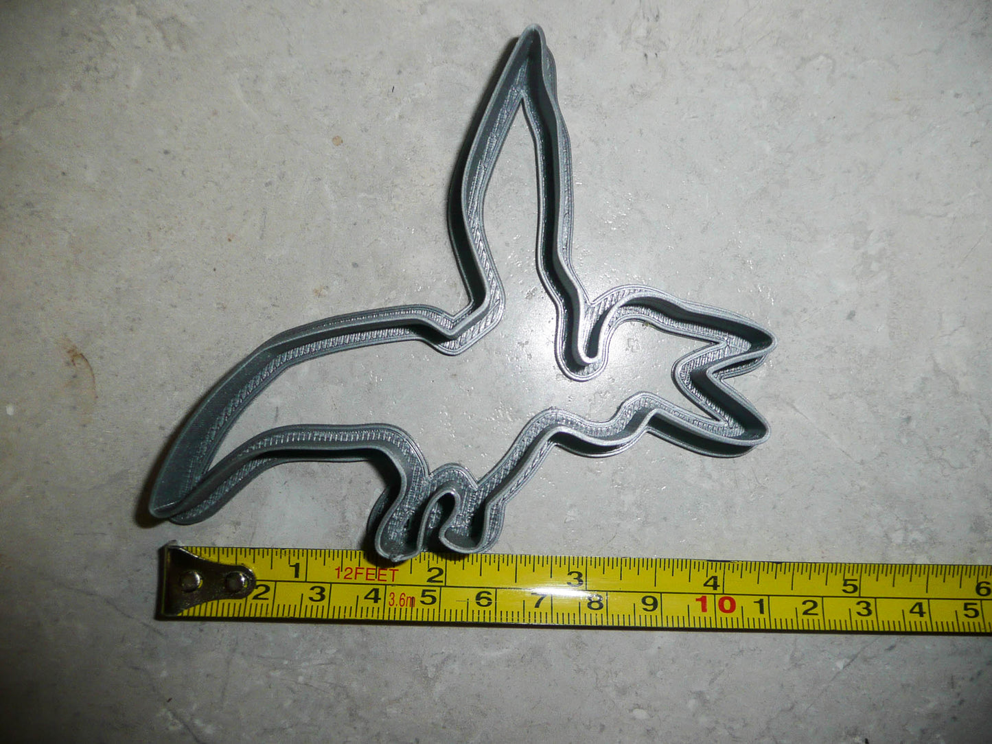 Pterodactyl Dinosaur Outline Flying Dino Cookie Cutter Made In USA PR2130