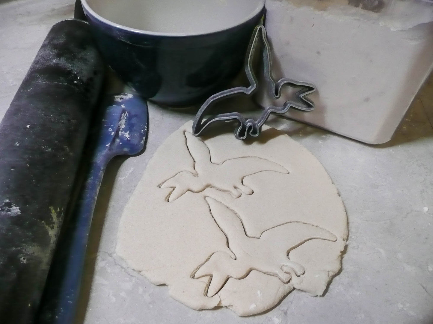 Pterodactyl Dinosaur Outline Flying Dino Cookie Cutter Made In USA PR2130