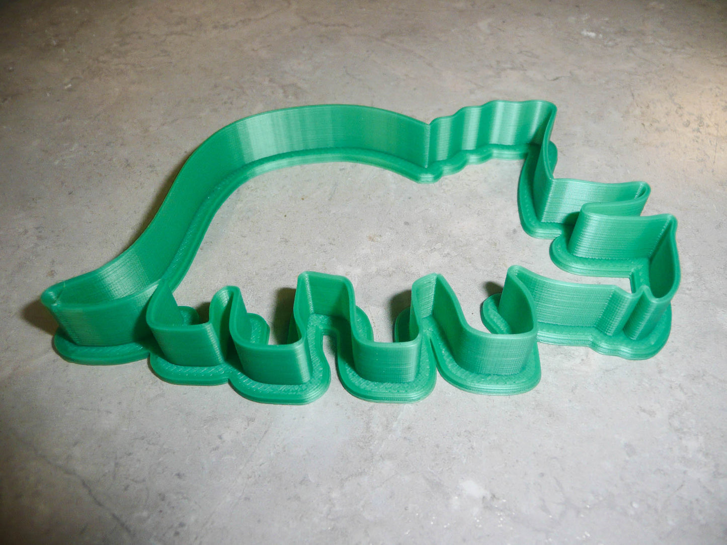 Styracosaurus Dinosaur Outline Spiked Dino Cookie Cutter Made In USA PR2132