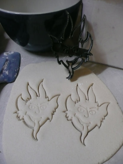 Krampus Horned Christmas Character Punisher Cookie Cutter Made In USA PR2230