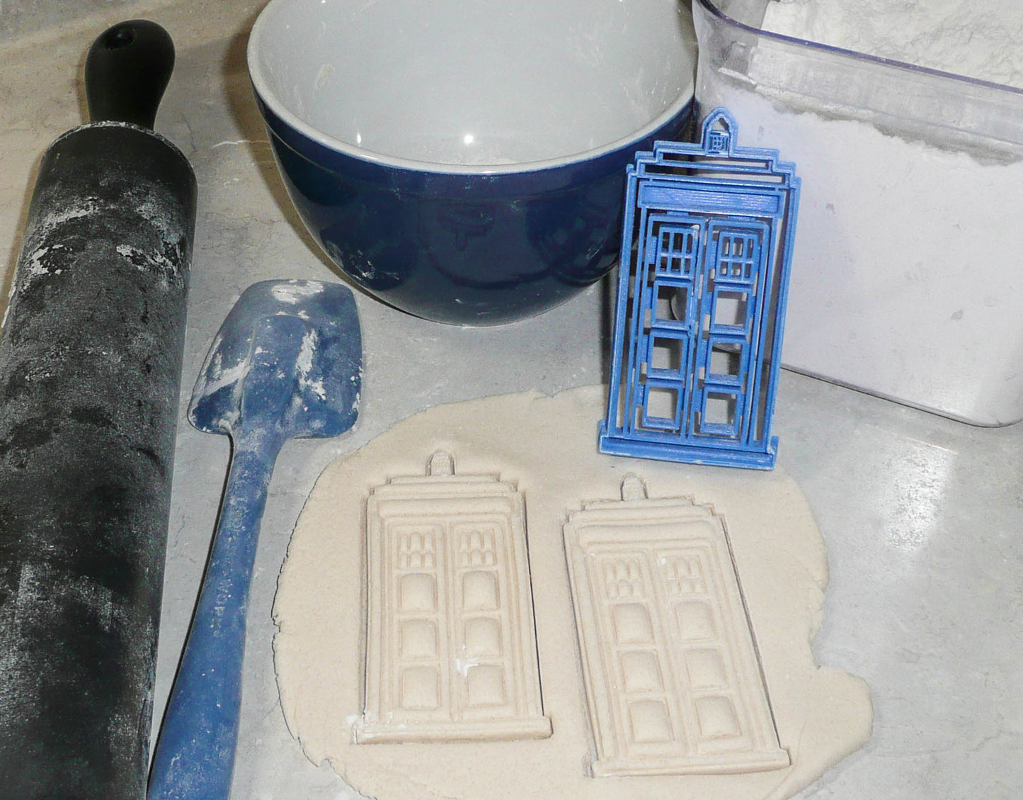TARDIS Time Machine Spacecraft Dr Who Sci Fi TV Cookie Cutter Made In USA PR2278