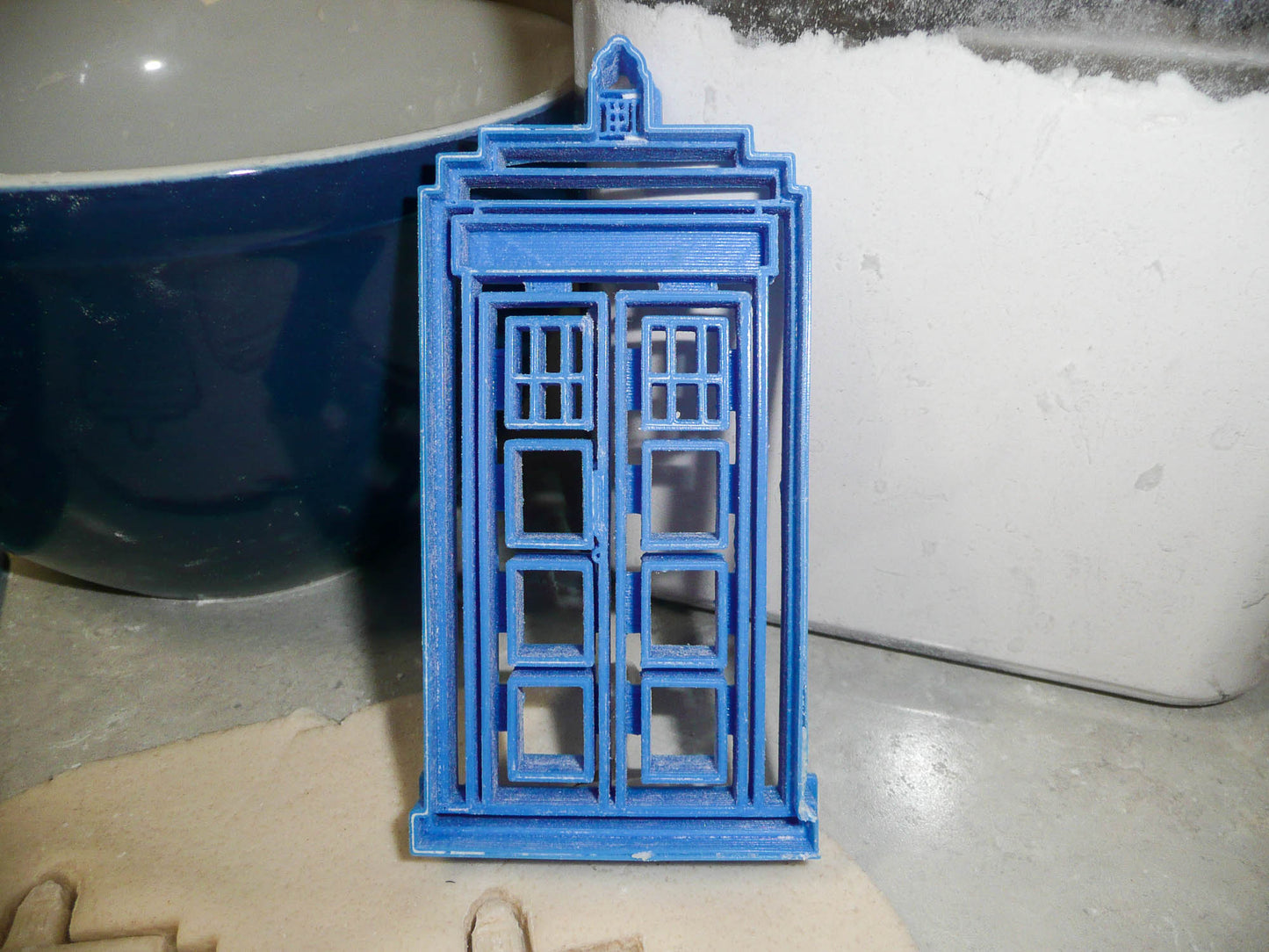 TARDIS Time Machine Spacecraft Dr Who Sci Fi TV Cookie Cutter Made In USA PR2278