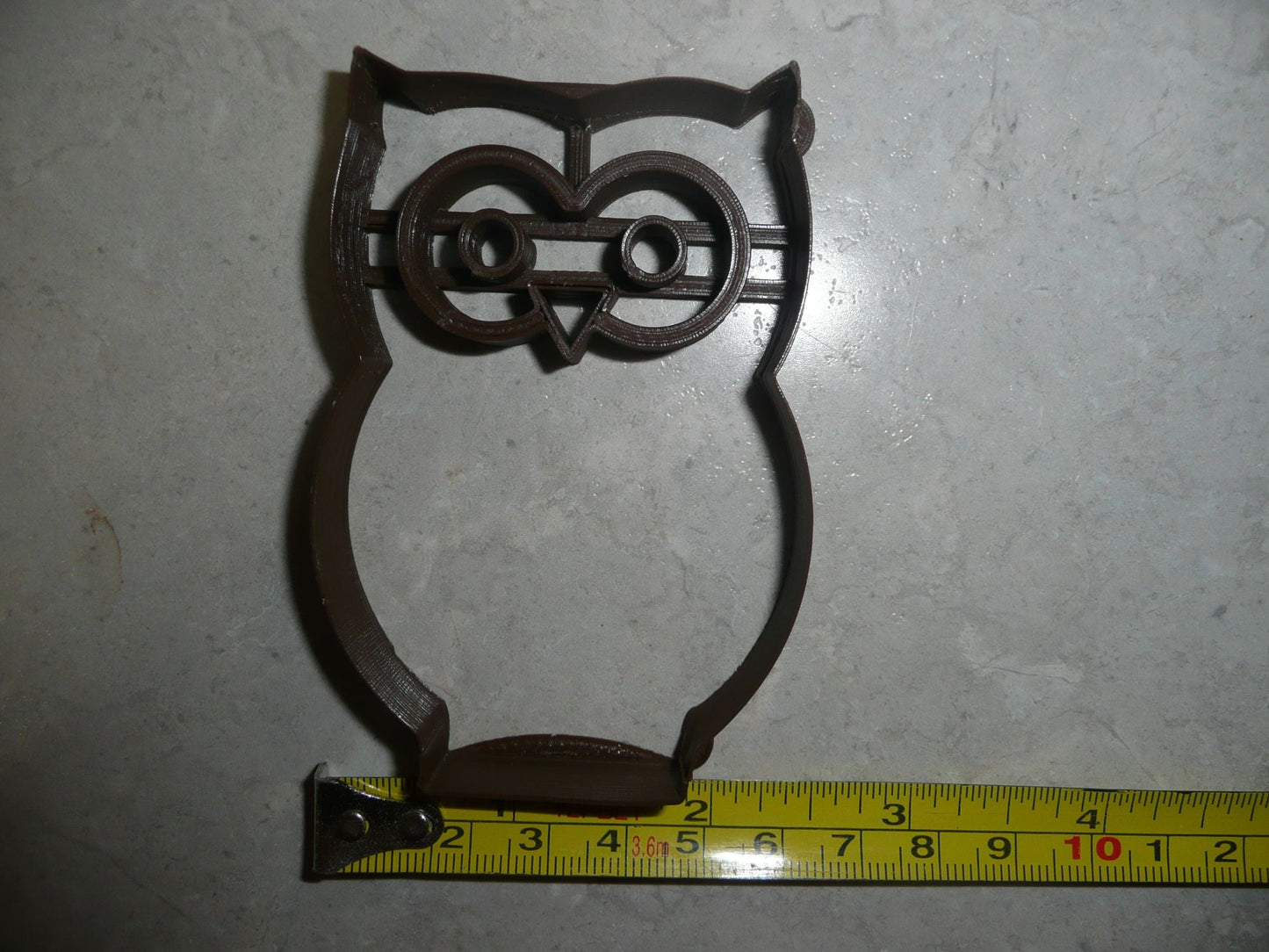 Owl Nocturnal Bird Of Prey Large Eyes Cookie Cutter Made In USA PR436