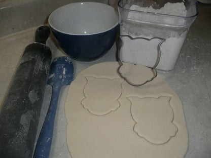 Owl Nocturnal Bird Of Prey Symbol Wisdom Animal Cookie Cutter Made In USA PR2983