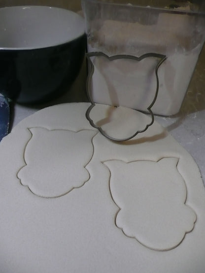 Owl Nocturnal Bird Of Prey Symbol Wisdom Animal Cookie Cutter Made In USA PR2983
