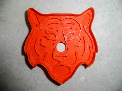 Tiger Face With Stripes Largest Feline Predator Cookie Cutter Made In USA PR2172