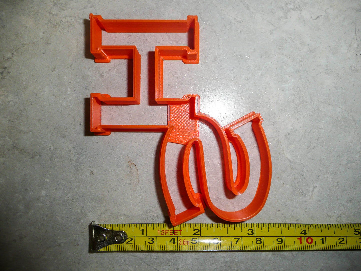 Sam Houston State Texas University SH Letters Cookie Cutter Made In USA PR2838