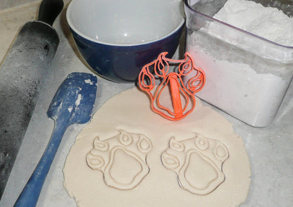 Sam Houston State University Bearkat Paw Cookie Cutter Made In USA PR2839