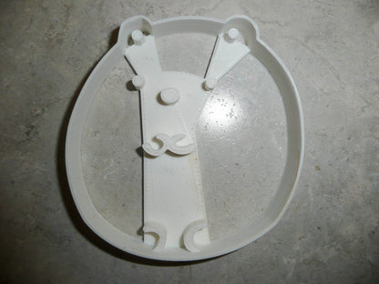 Polar Bear Round Ball Puffy Cute Animal Cookie Cutter Made In USA PR2469