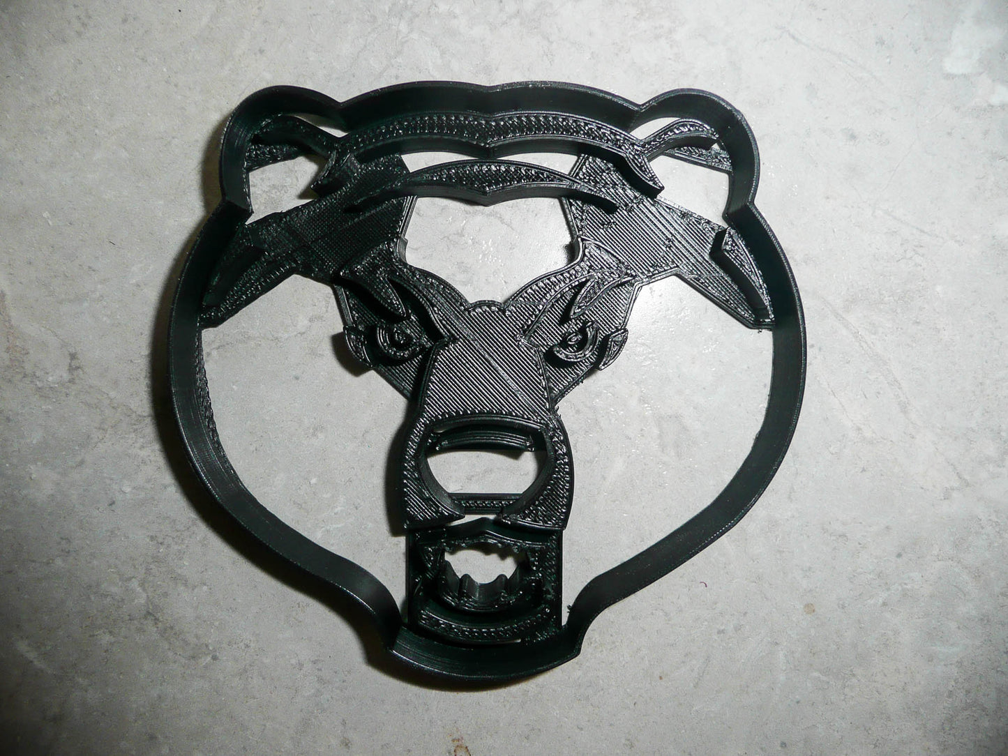 Baylor University Bear Face Bears Sports Cookie Cutter Made In USA PR3037