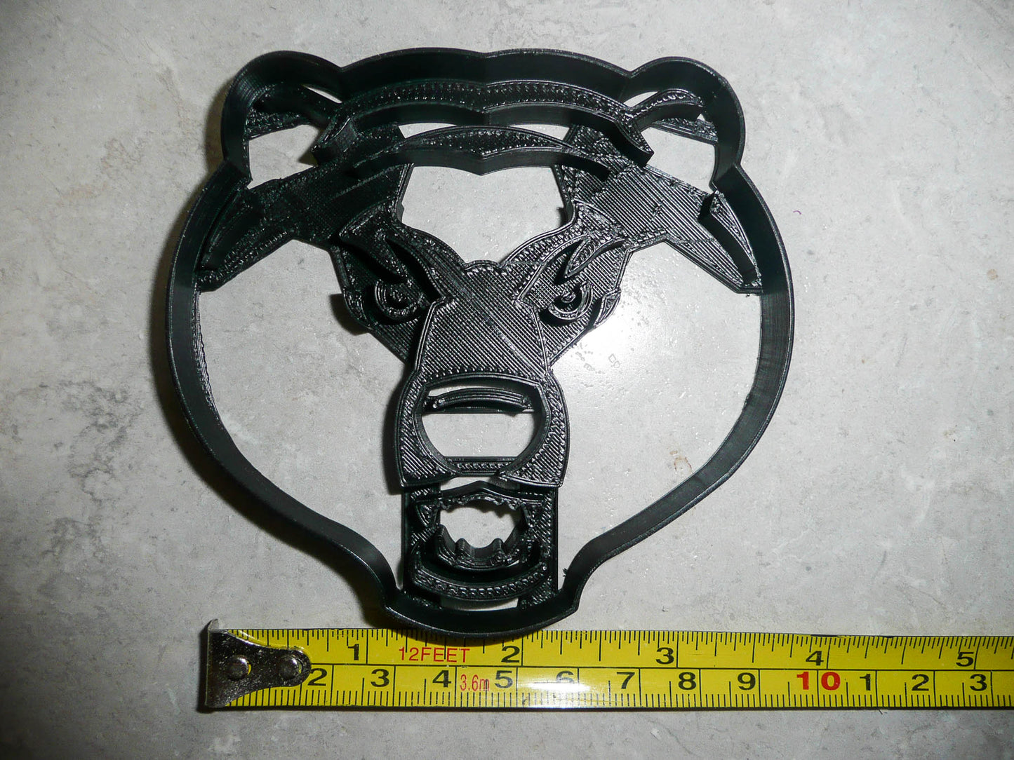Baylor University Bear Face Bears Sports Cookie Cutter Made In USA PR3037
