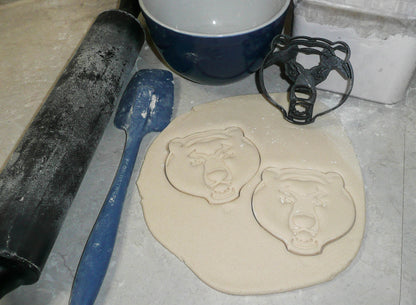 Baylor University Bear Face Bears Sports Cookie Cutter Made In USA PR3037
