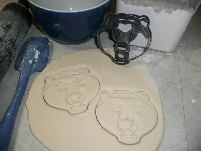 Baylor University Bear Face Bears Sports Cookie Cutter Made In USA PR3037