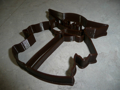 6x Baby Yoda Child Fondant Cutter Cupcake Topper 1.75 IN USA FD3301