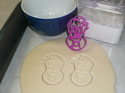 Ursula Face Sea Witch Little Mermaid Movie Cookie Cutter Made In USA PR2924