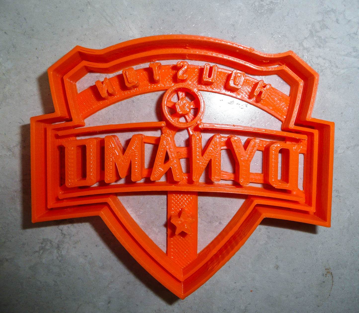 Houston Dynamo Dynamos Soccer Club Team Sport Cookie Cutter Made In USA PR2956