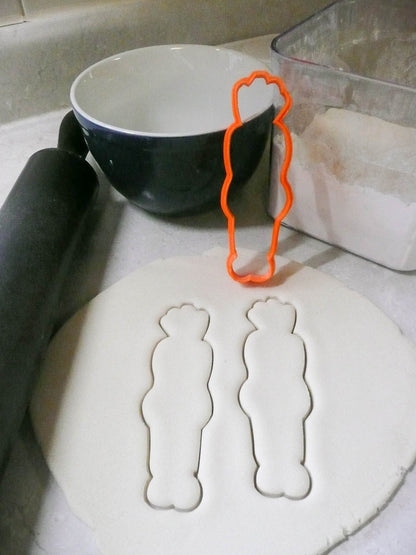 Carrot Costume Outline Dress Up Halloween Cookie Cutter Made In USA PR2988