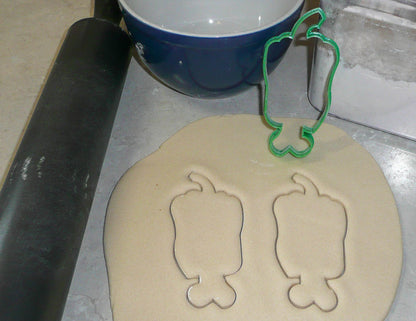 Bell Pepper Costume Outline Dress Up Halloween Cookie Cutter Made In USA PR2989