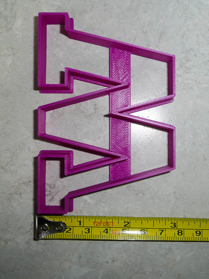 University of Washington Huskies W Letter Cookie Cutter Made In USA PR3015