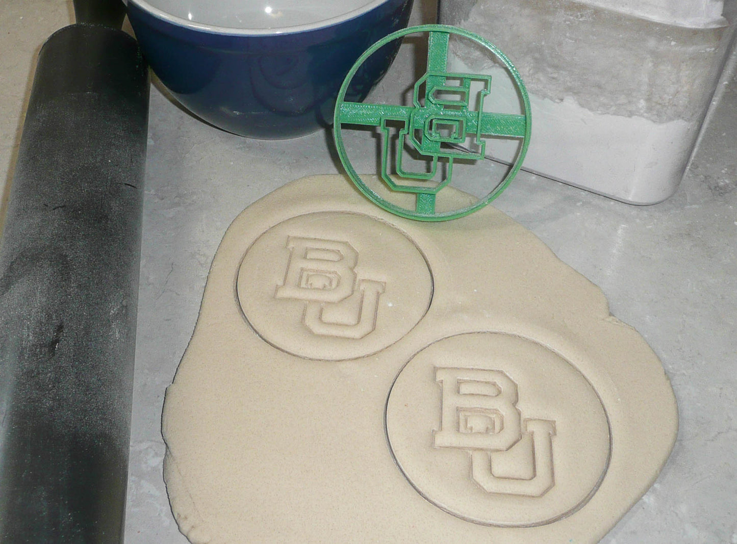 Baylor University BU Letters Sports Athletics Cookie Cutter Made In USA PR3038