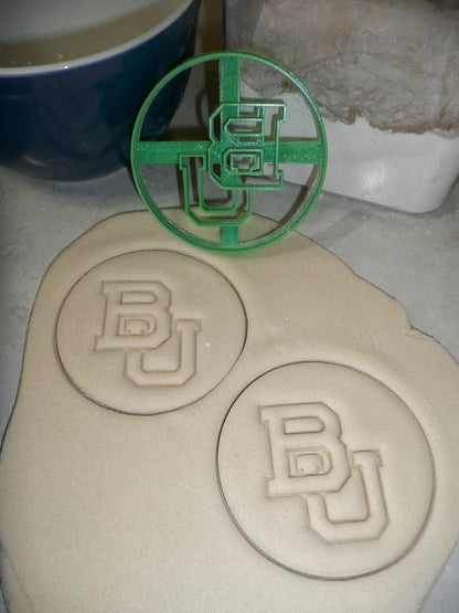 Baylor University BU Letters Sports Athletics Cookie Cutter Made In USA PR3038