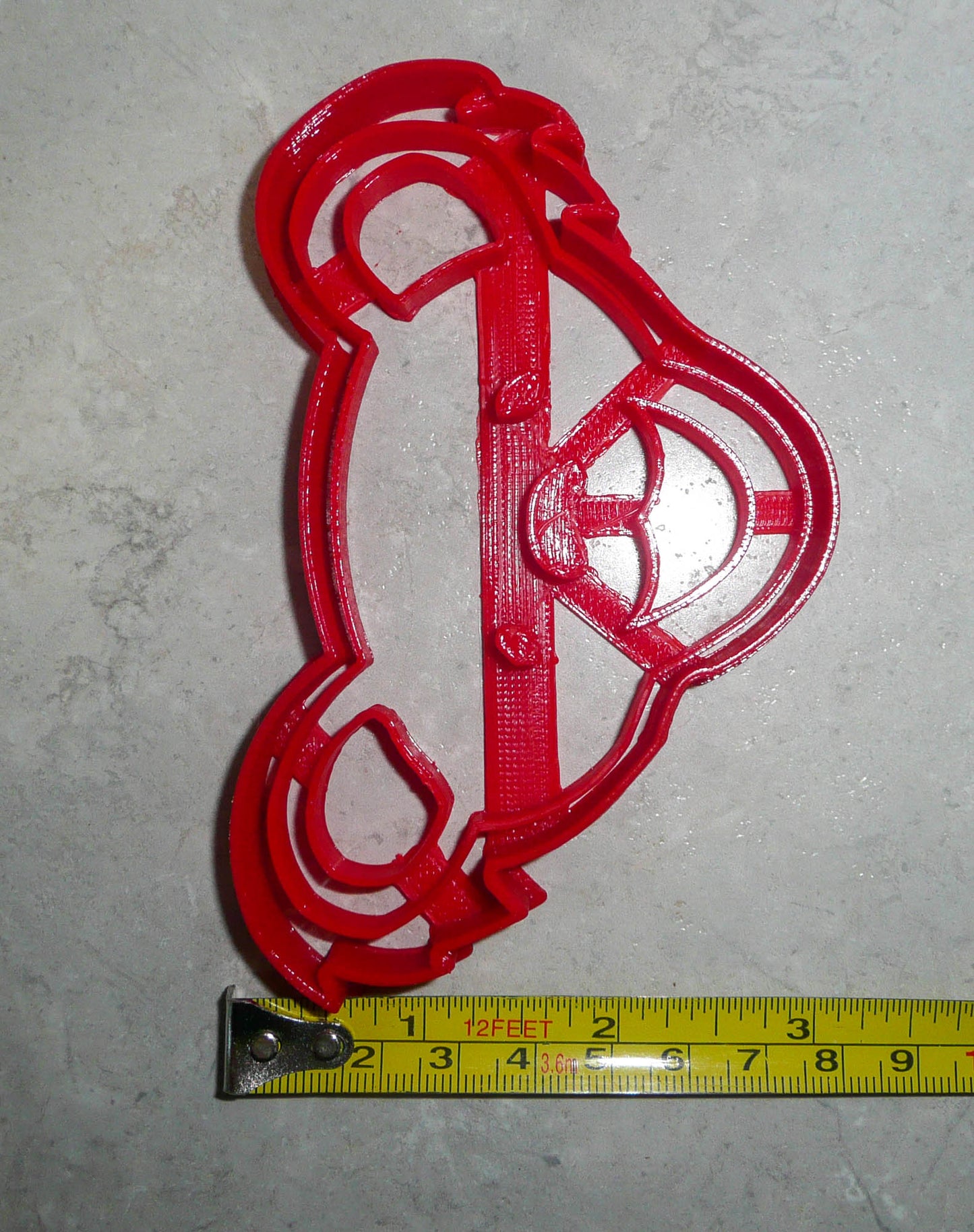 Jerry Garcia Dancing Teddy Bear Head 1960s Rock Cookie Cutter Made In USA PR3028