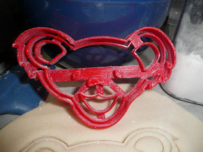 Jerry Garcia Dancing Teddy Bear Head 1960s Rock Cookie Cutter Made In USA PR3028