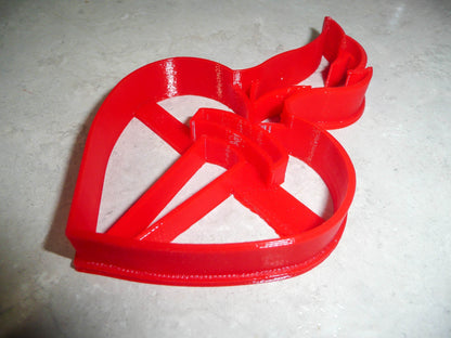 Heart Flaming Torch American Heart Assoc Cookie Cutter Made In USA PR3032