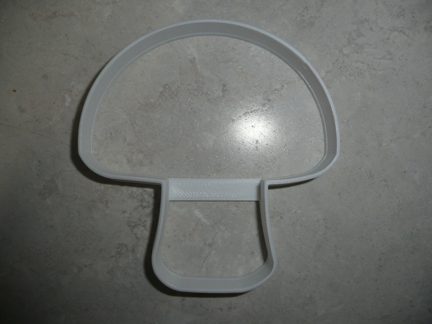 6x Mushroom Outline Fondant Cutter Cupcake Topper 1.75 IN USA FD2142