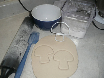 Mushroom Outline Toadstool Fungus Cookie Cutter Made In USA PR2142