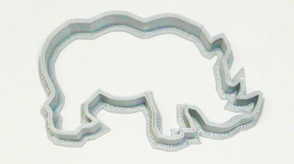 Rhino Rhinoceros Zoo Safari Animal Cookie Cutter Made In USA PR2287
