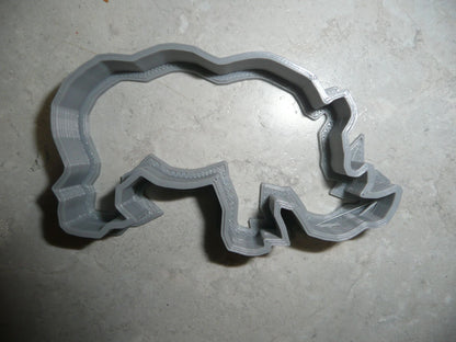 Rhino Rhinoceros Zoo Safari Animal Cookie Cutter Made In USA PR2287