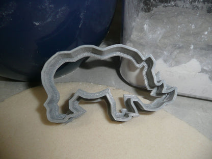 Rhino Rhinoceros Zoo Safari Animal Cookie Cutter Made In USA PR2287