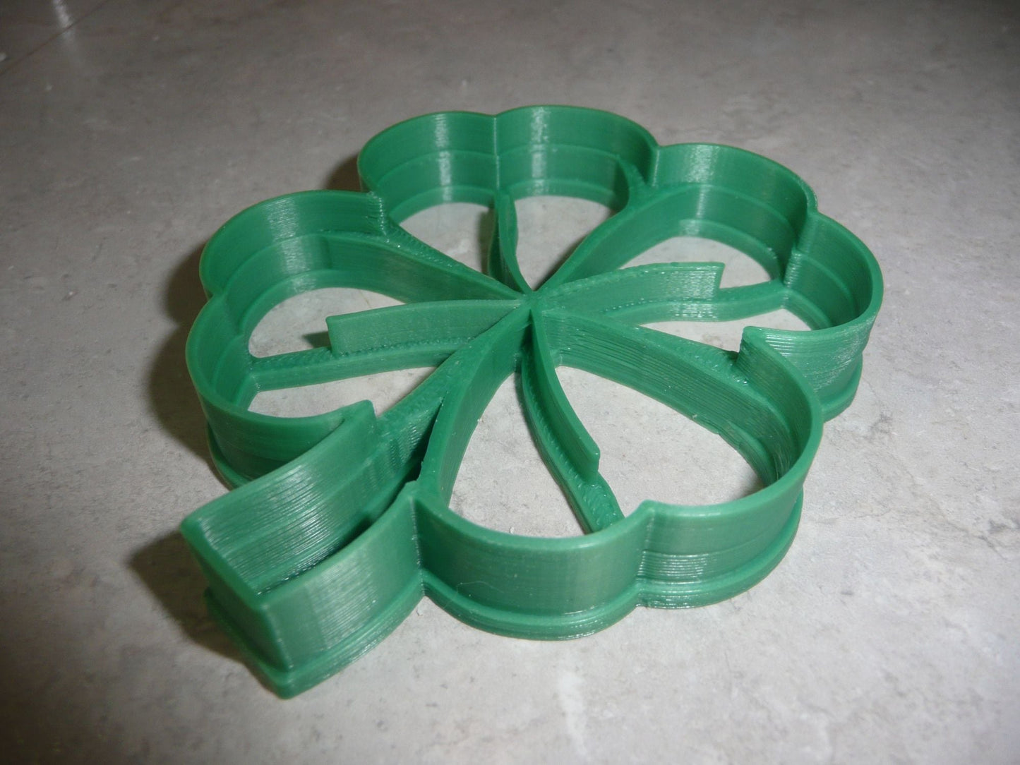 Cloverleaf Lucky 4 Leaf Clover Shamrock Cookie Cutter Made In USA PR2288