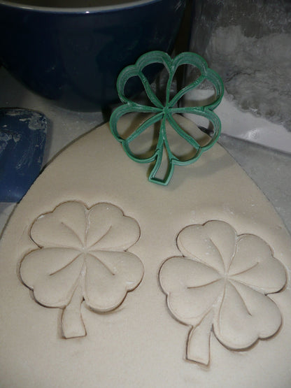 Cloverleaf Lucky 4 Leaf Clover Shamrock Cookie Cutter Made In USA PR2288