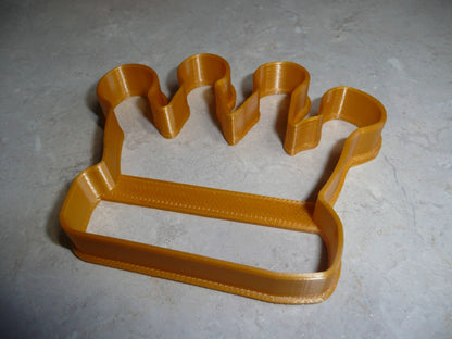 Crown Outline Head Piece Royal Noble Cookie Cutter Made In USA PR2111