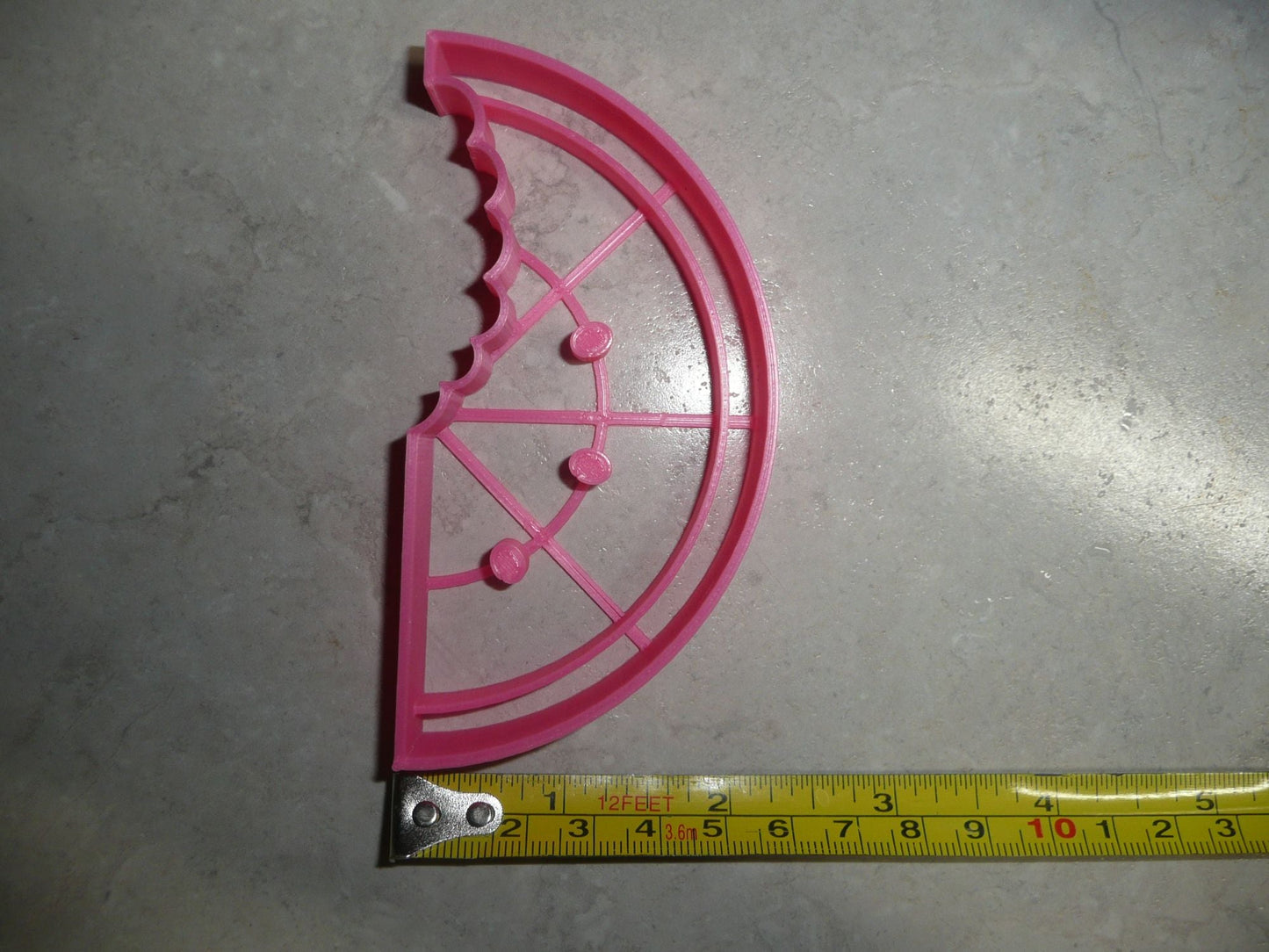 Watermelon With Bite Seeds Summer Snack Cookie Cutter Made In USA PR2296