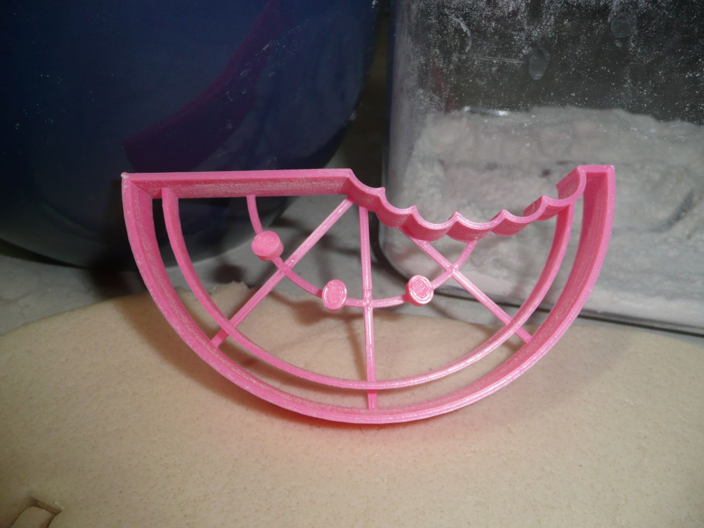 Watermelon With Bite Seeds Summer Snack Cookie Cutter Made In USA PR2296