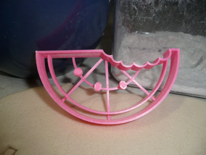 Watermelon With Bite Seeds Summer Snack Cookie Cutter Made In USA PR2296