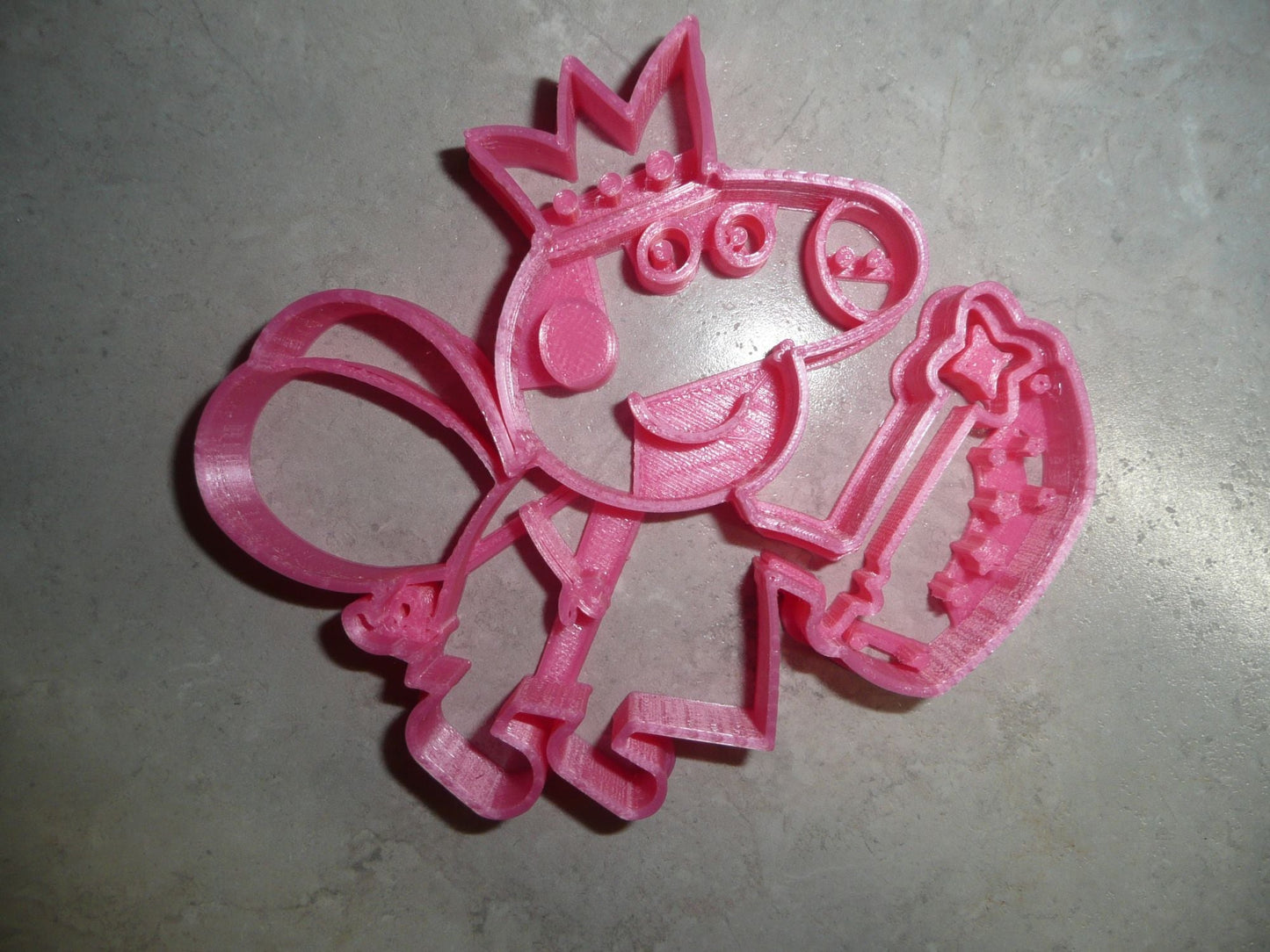 6x Peppa Pig Fairy Fondant Cutter Cupcake Topper 1.75 IN USA FD2236