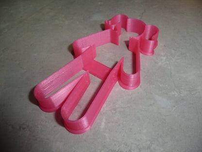 Girl with Pigtails Full Body Outline Cookie Cutter Made In USA PR2283