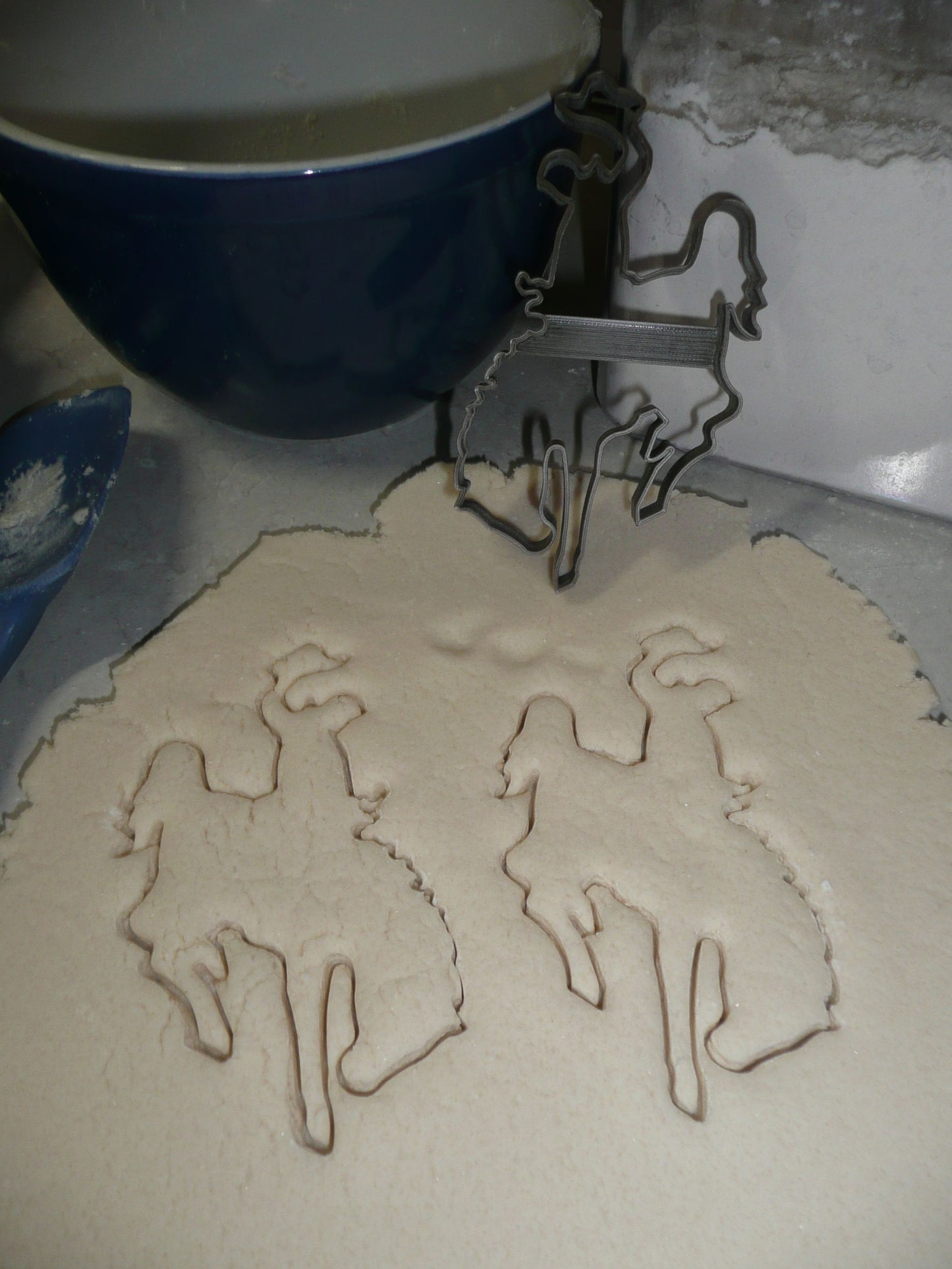 Bucking Horse Bronco and Rider Cowboy Rodeo Cookie Cutter Made In USA PR2097